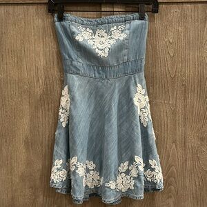 Abercrombie and Fitch strapless mini dress